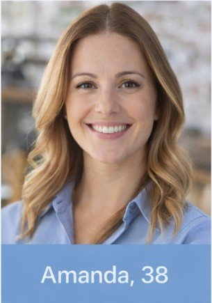 Amanda, 38, satisfied Clarexin customer sharing her digestive health experience