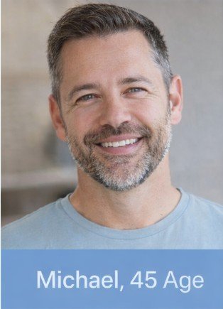 Michael, 45, Clarexin customer sharing his digestive health experience