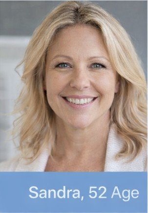 Sandra, 52, Clarexin customer sharing her digestive wellness experience